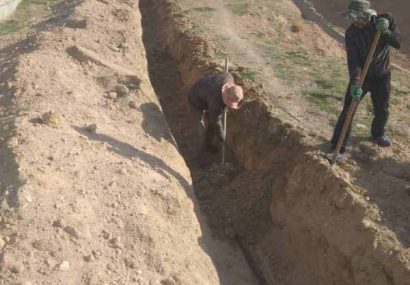 اتمام عملیات شبکه آبرسانی در فاز دوم پارک مهر ولایت