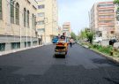 بهسازی کوی فروردین با توزیع ۳۵۰ تن آسفالت