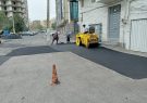 تداوم آسفالت ریزی اساسی کوی دمشقیه