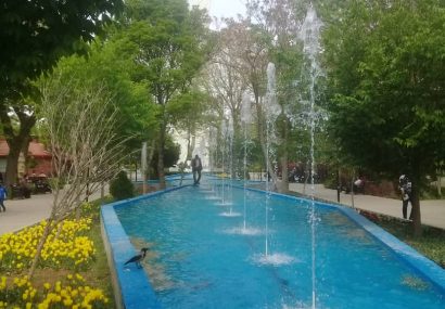 راه اندازی آبنماهای باغ گلستان بعد از نوسازی