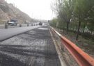 شروع آسفالت ریزی اساسی اتوبان پاسداران
