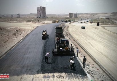 عملیات آسفالت ریزی کریدور شمال – جنوب خاوران عملیات آسفالت ریزی کریدور شمال – جنوب خاوران