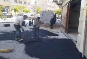 لکه گیری آسفالت و چاله زدایی خیابان باغشمال لکه گیری آسفالت و چاله زدایی خیابان باغشمال