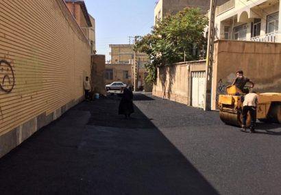 اجرای ۲۶ هزار و ۸۳۰ تن آسفالت ریزی در سطح حوزه منطقه ۱۰ تبریز اجرای ۲۶ هزار و ۸۳۰ تن آسفالت ریزی در سطح حوزه منطقه ۱۰ تبریز