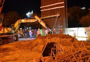 فعالیت عمرانی قطار شهری تبریز شبانه‌روزی شد