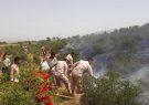 آتش سوزی در مراتع مشجر و مزارع خداآفرین مهار شد آتش سوزی در مراتع مشجر و مزارع خداآفرین مهار شد