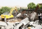 نخاله های ساختمانی ویلاهای تخریب شده در دل طبیعت!