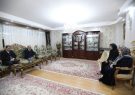 عیادت استاندار آذربایجان شرقی و معاون توسعه منابع و پشتیبانی استاندار از خانم عین الهی