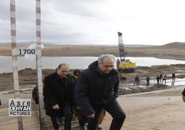 تأکید استاندار آذربایجان شرقی بر آماده‌سازی سد قیصرق سراب تا فصل کاشت