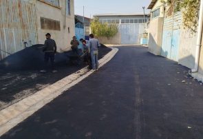 آسفالت‌ریزی ۲۹۴ تنی شهرداری منطقه ۶ طی هفته گذشته