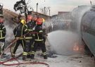 آتش سوزی تانکر سوخت در اتوبان شهید کسایی بدون خسارت جانی مهار شد آتش سوزی تانکر سوخت در اتوبان شهید کسایی بدون خسارت جانی مهار شد