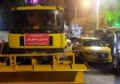 آماده‌باش اکیپ‌های محلول‌پاشی و برف‌روبی شهرداری منطقه ۸