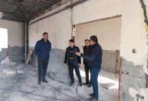 آغاز عملیات نازککاری فرهنگسرای فرشته آغاز عملیات نازککاری فرهنگسرای فرشته