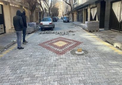 کف‌سازی ۱۰متری بیست و ششم منظریه در ۲۲۰۰ متر مربع