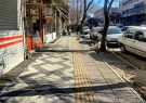 پیشرفت ۵۰ درصدی سنگفرش پیاده روهای خیابان محققی