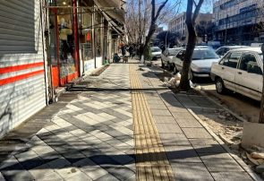 پیشرفت ۵۰ درصدی سنگفرش پیاده روهای خیابان محققی پیشرفت ۵۰ درصدی سنگفرش پیاده روهای خیابان محققی
